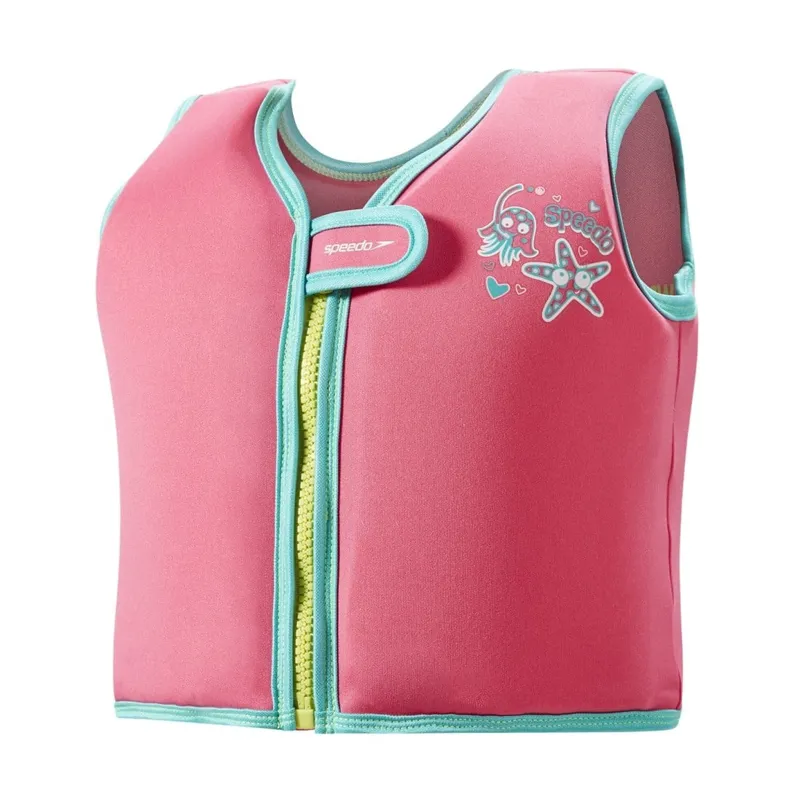 Speedo Sea Squad Vest - Pink/Aqua